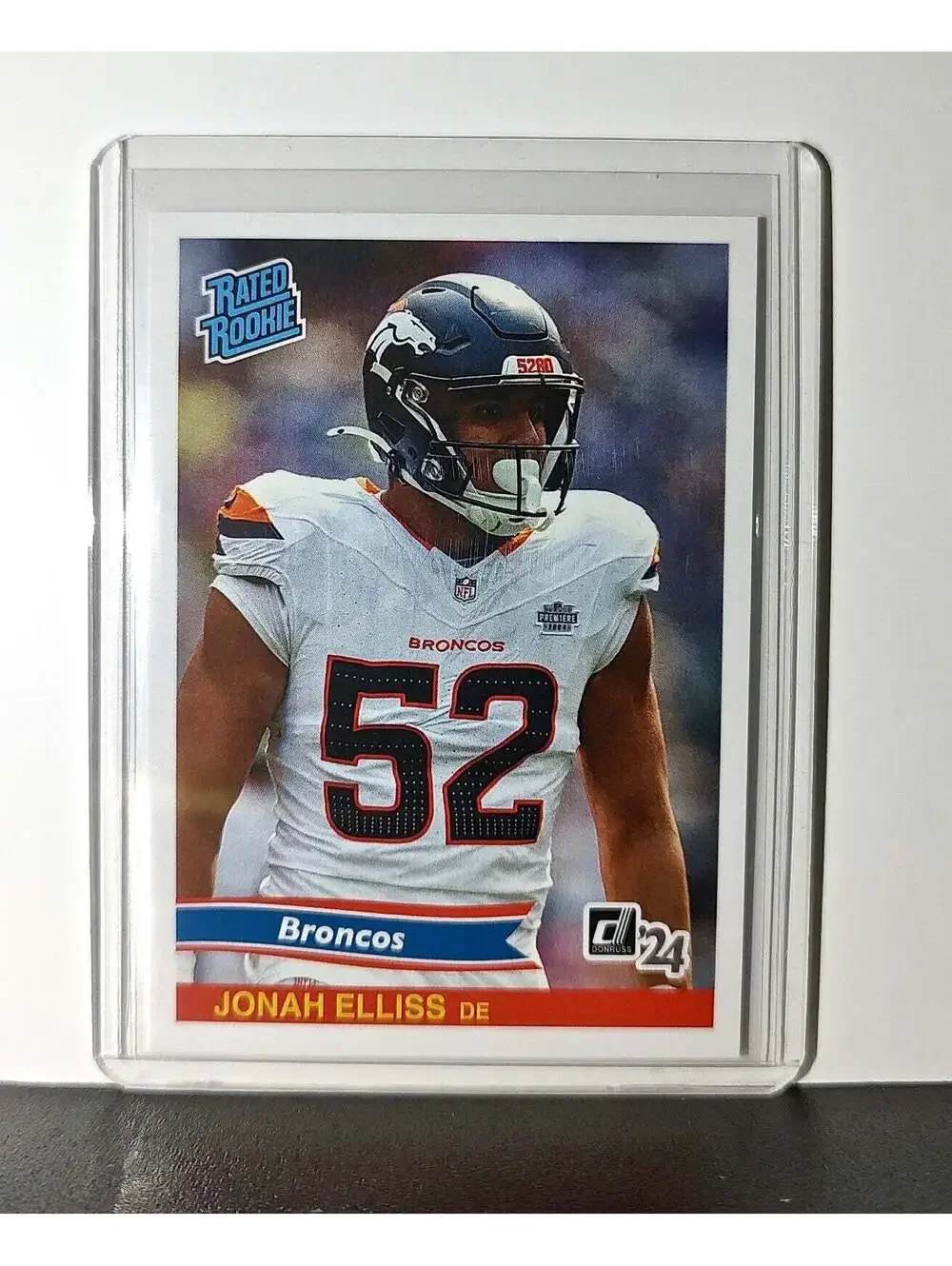 Jonah Elliss Rookie 2024 Panini Rated Rookie Retro NFL #36 Card Broncos 1 of 890
